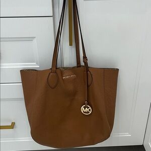 Michael Kors Tan Leather Tote Bag